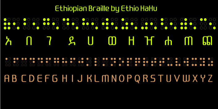 Ethiopian Braille by EthioHaHu.